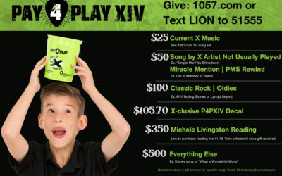 Join Donegal and Support 105.7 The X’s Pay 4 Play XIV