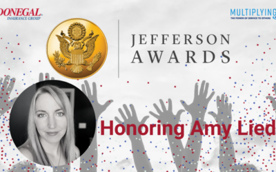 Honoring Amy Lied, Donegal Jefferson Award Winner