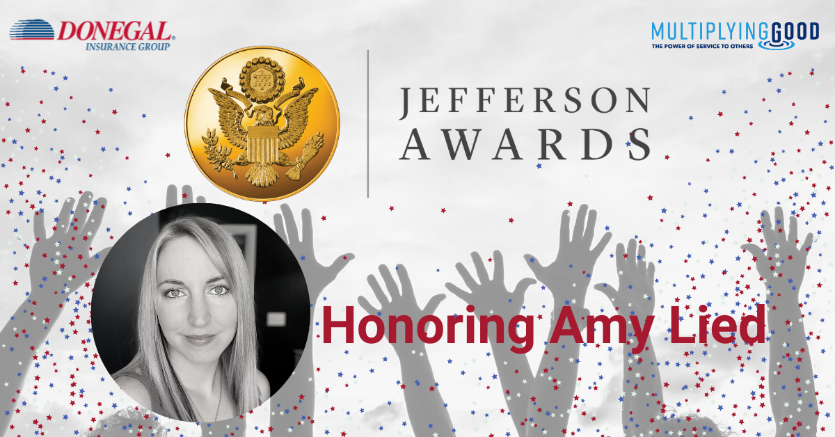 Amy Lied Jefferson Award Winner