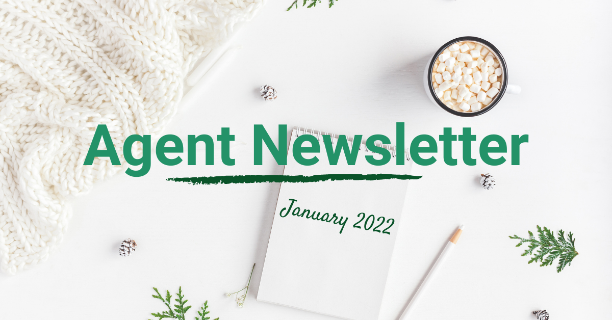 January 2022 Agent Newsletter Header